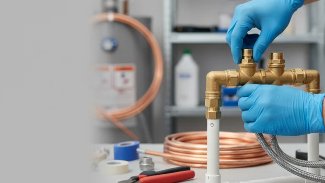 Licensed plumber providing residential plumbing services in Beaumont, Texas