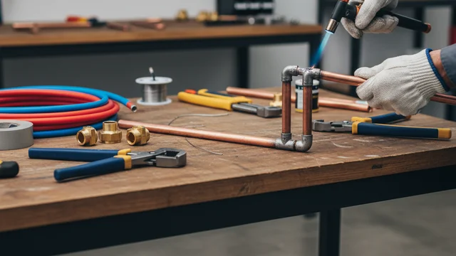 Licensed plumber providing residential plumbing services in Burleson, Texas