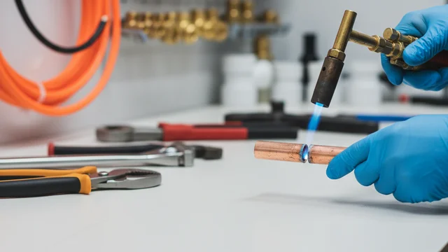 Licensed plumber providing residential plumbing services in Cleburne, Texas