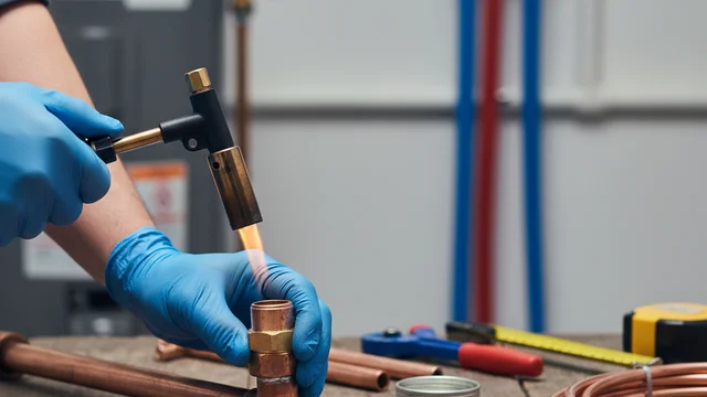 Licensed plumber providing residential plumbing services in Denton, Texas