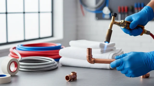 Licensed plumber providing residential plumbing services in Flower Mound, Texas